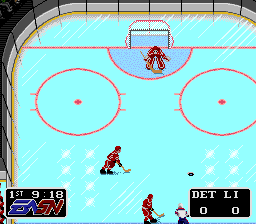 NHLPA Hockey '93 (Europe) In game screenshot